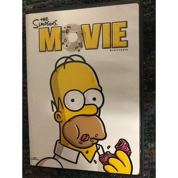 The Simpsons Movie Widescreen DVD EUC - Picture 1 of 3